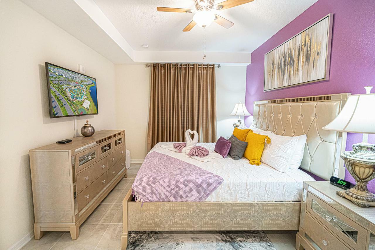 Only 5 Miles From Disney! Free Water Park! 2 Bed, 2 Bath Condo, Sleeps 8 Kissimmee Esterno foto